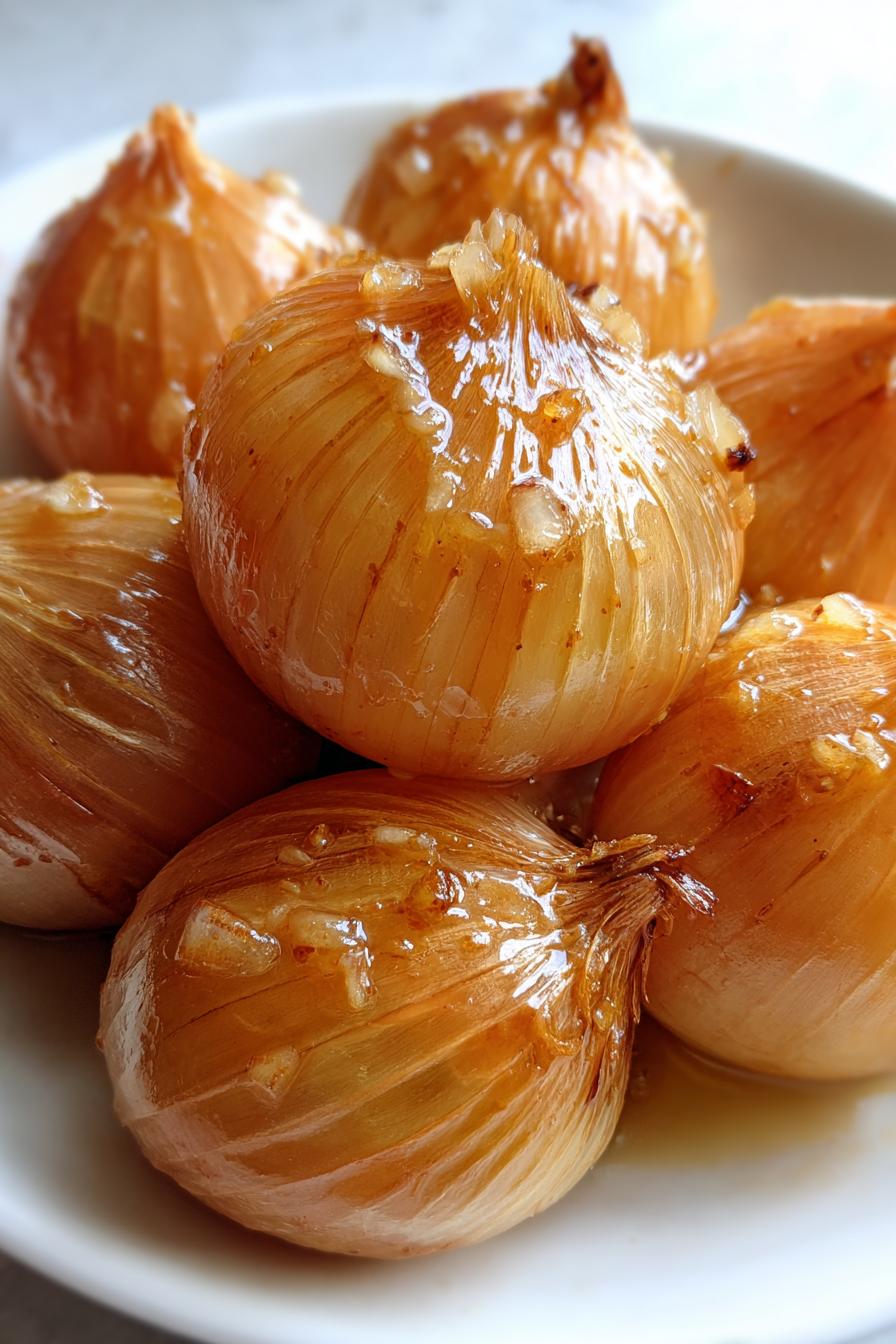 Onion Boil with Butter and Garlic