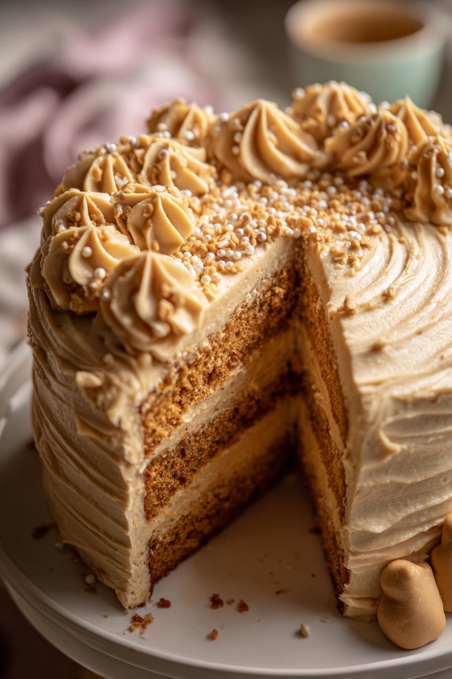 Peanut Butter Dog Birthday Cake