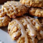 Pecan Maple Glazed Festive Cookies