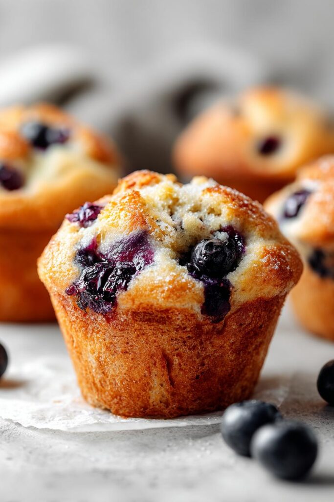 Protein Blueberry Yogurt Muffins