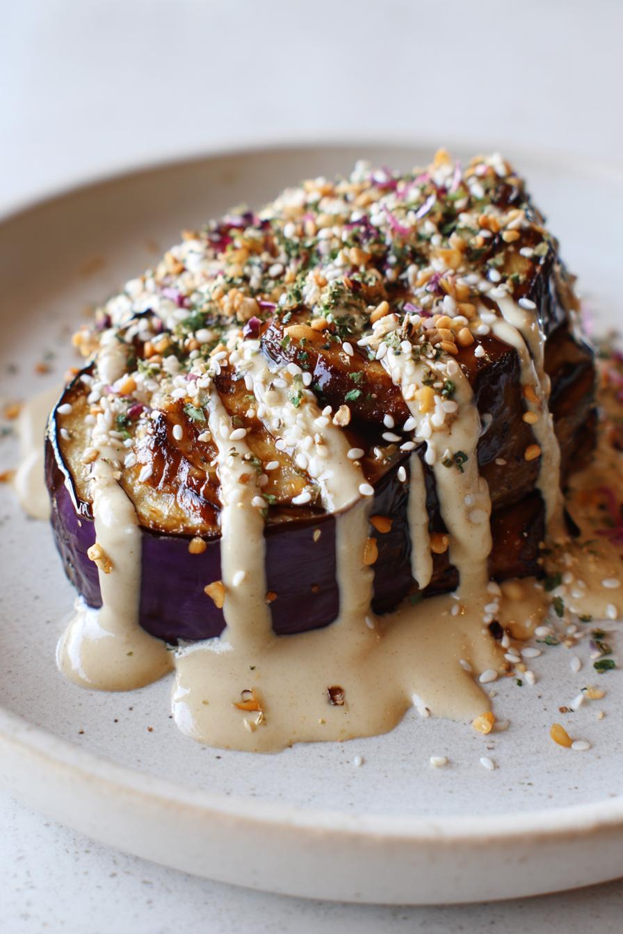 Roasted Eggplant with Tahini