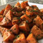 Roasted Sweet Potatoes with Herbs