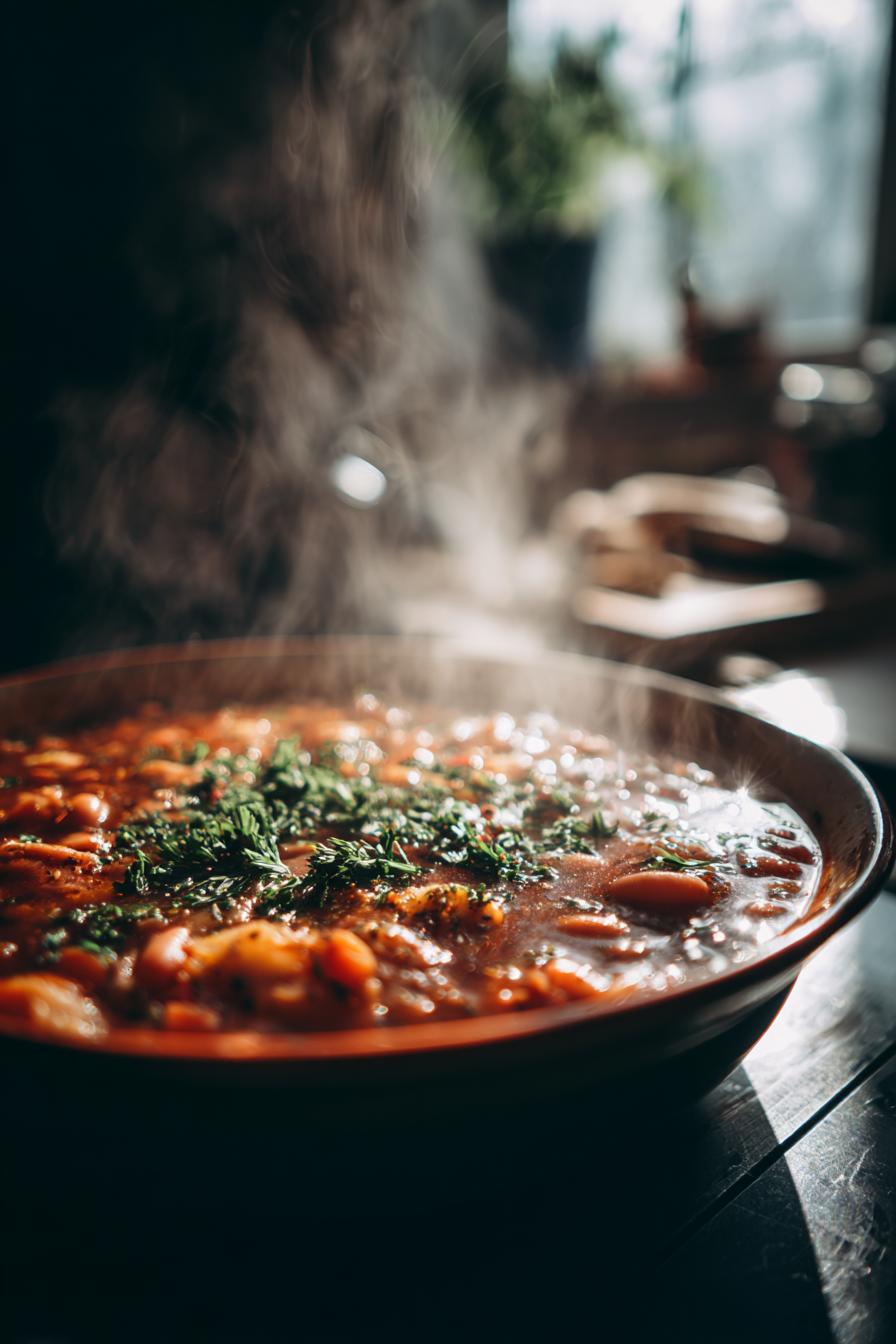 Rustic Ham and Bean Soup