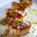 Scallops with White Truffle Foam