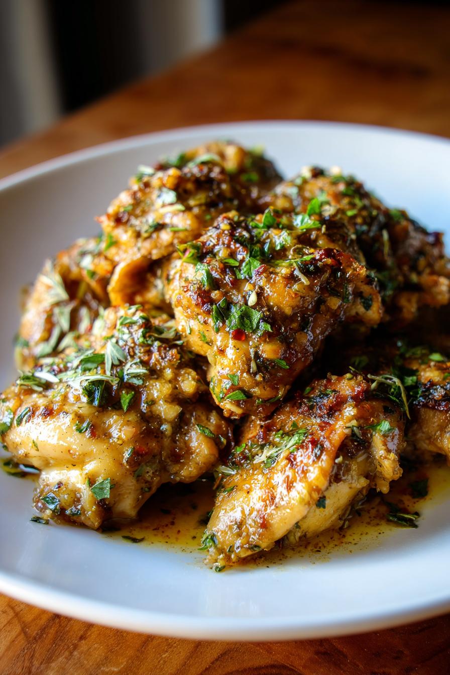 Slow Cooker Garlic Butter Chicken