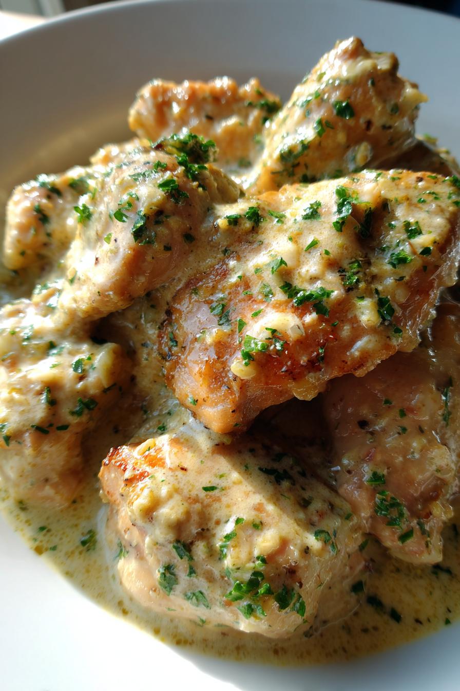 Slow Cooker Garlic Parmesan Chicken