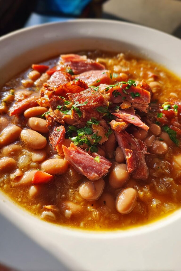 Southern Ham and Bean Soup