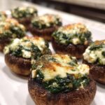 Spinach & Feta Stuffed Mushrooms