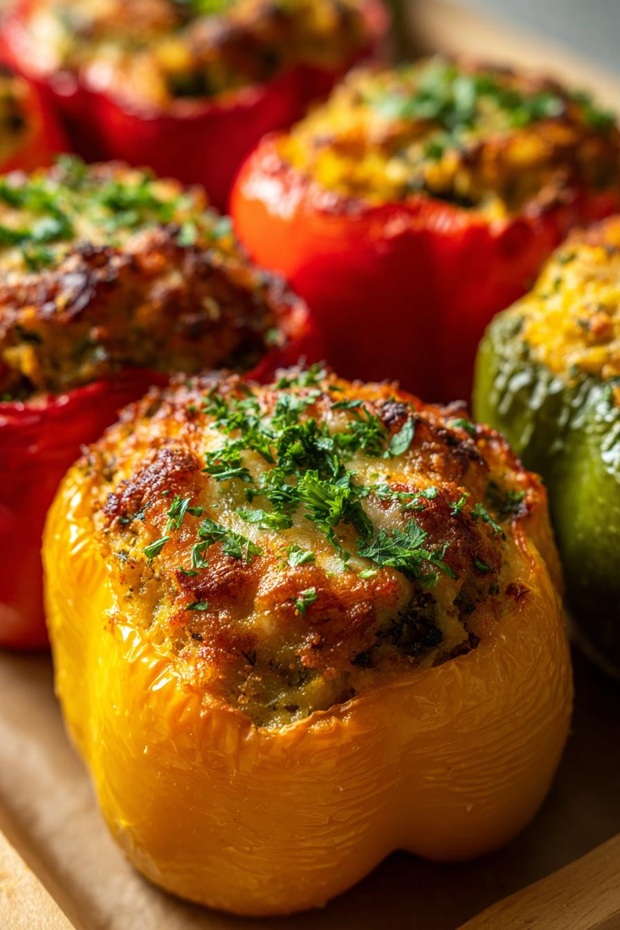 Stuffed Bell Peppers (Low Carb)
