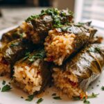 Stuffed grape leaves (dolma)