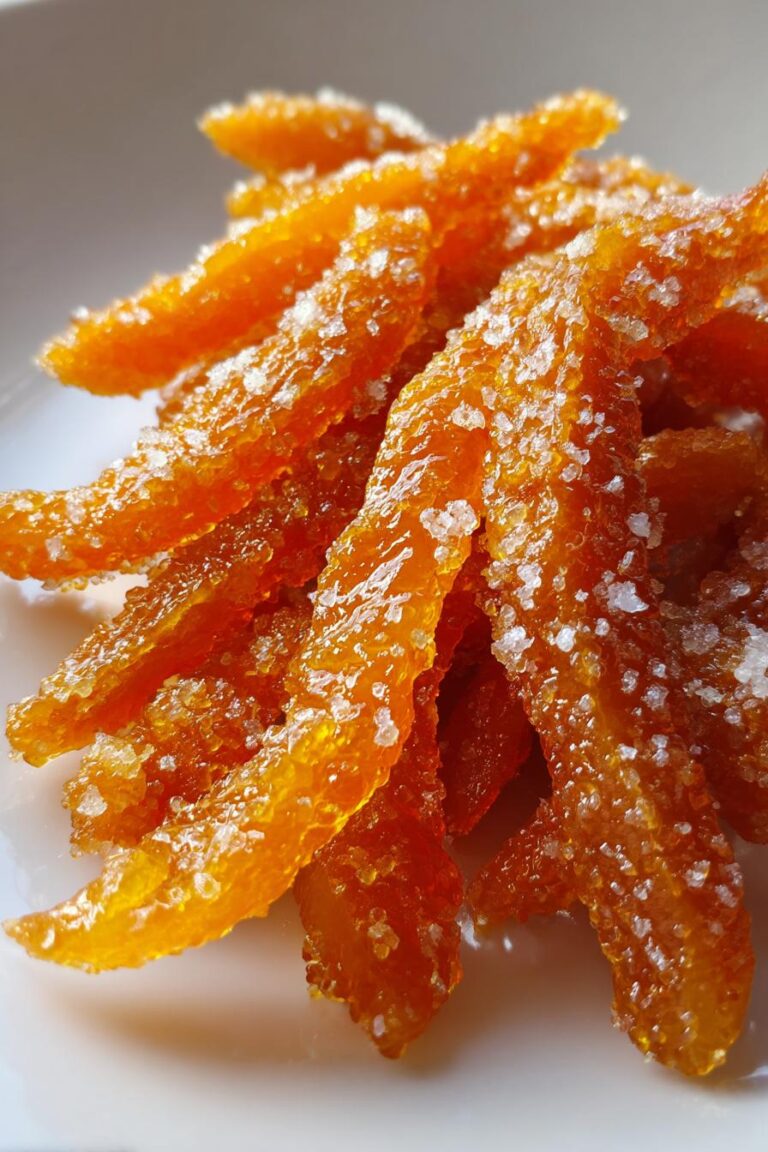 Sugar Candied Orange Peel