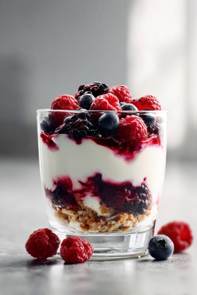 Sugar-Free Berry Yogurt Parfaits