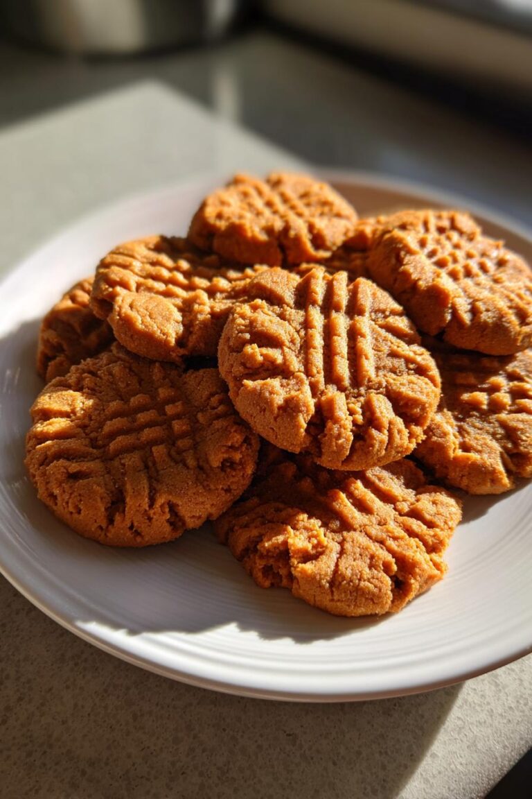 Sugar Free Peanut Butter Cookies