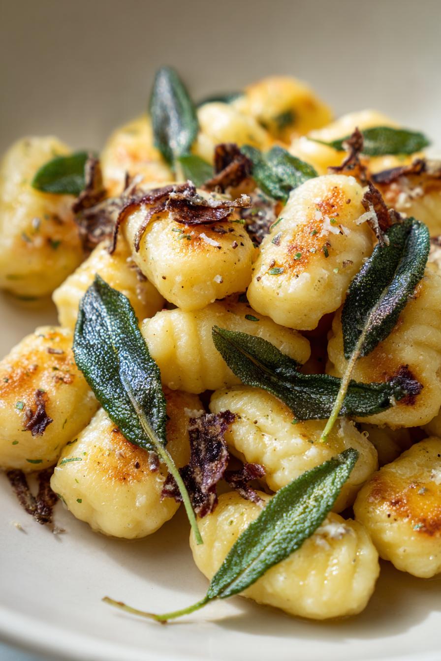 Truffle Gnocchi with Brown Butter Sage