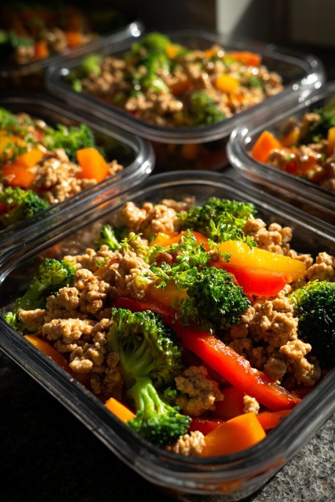 Turkey Veggie Meal Prep