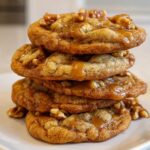 Walnut Caramel Christmas Cookies