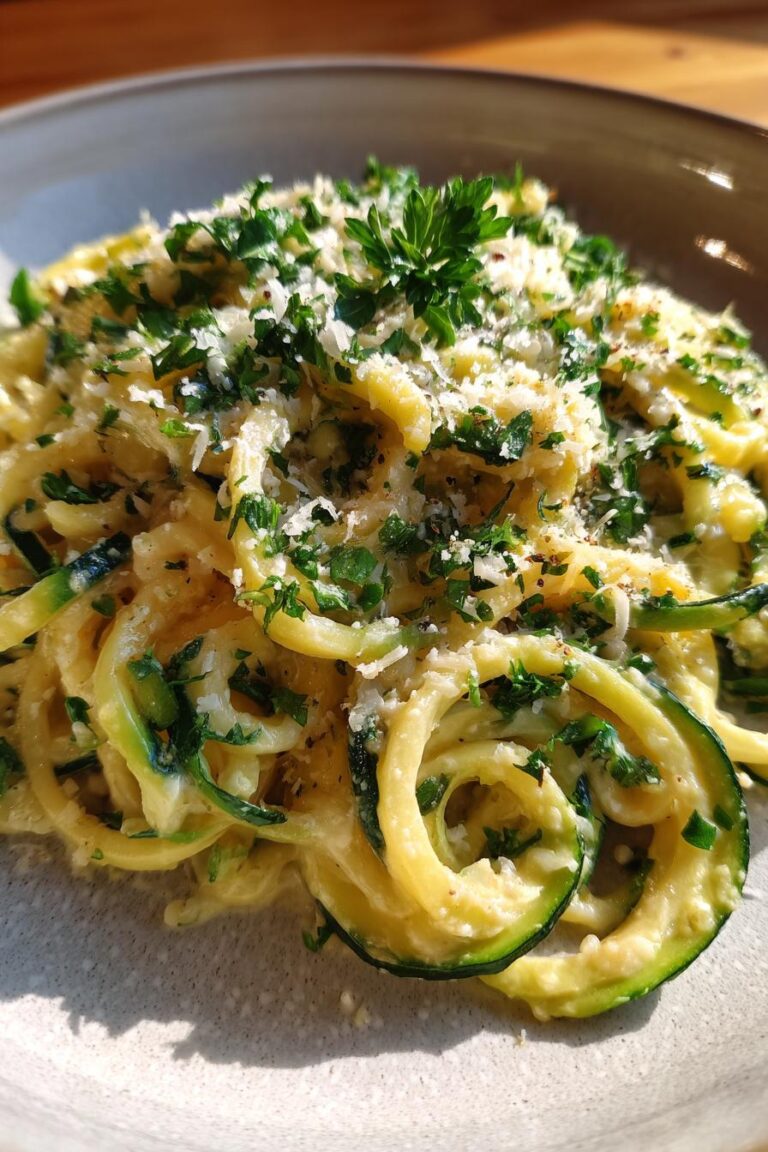 Zucchini Noodles Alfredo
