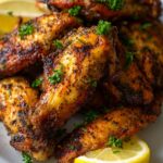 air fryer chicken wings lemon pepper recipe