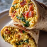 air fryer low calorie breakfast burrito