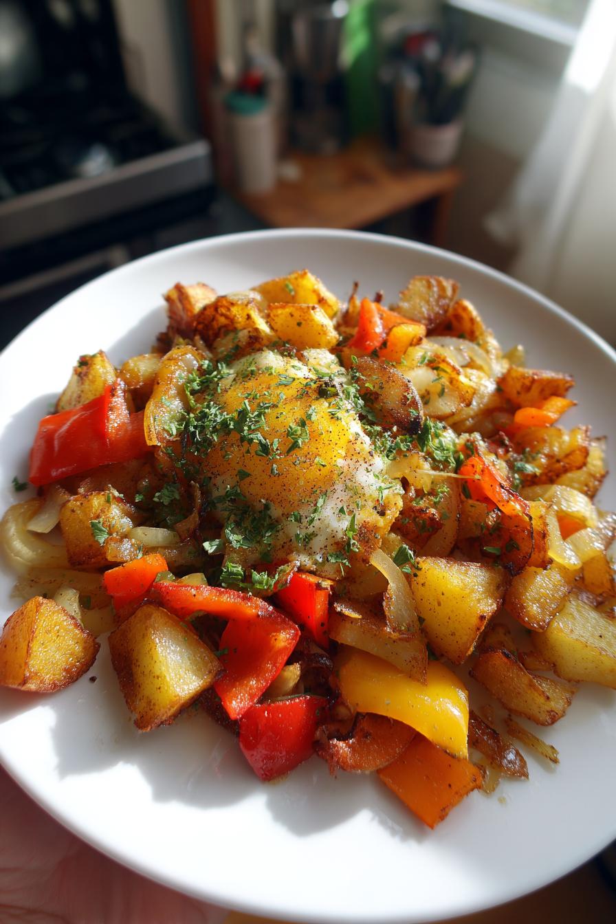 air fryer low calorie breakfast hash