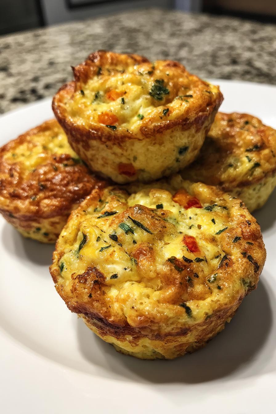 air fryer low calorie egg muffins