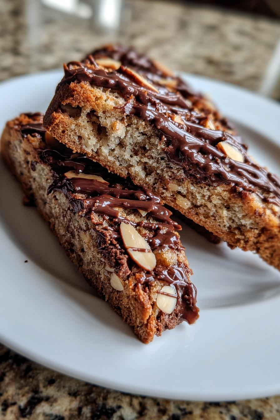 almond chocolate biscotti recipe
