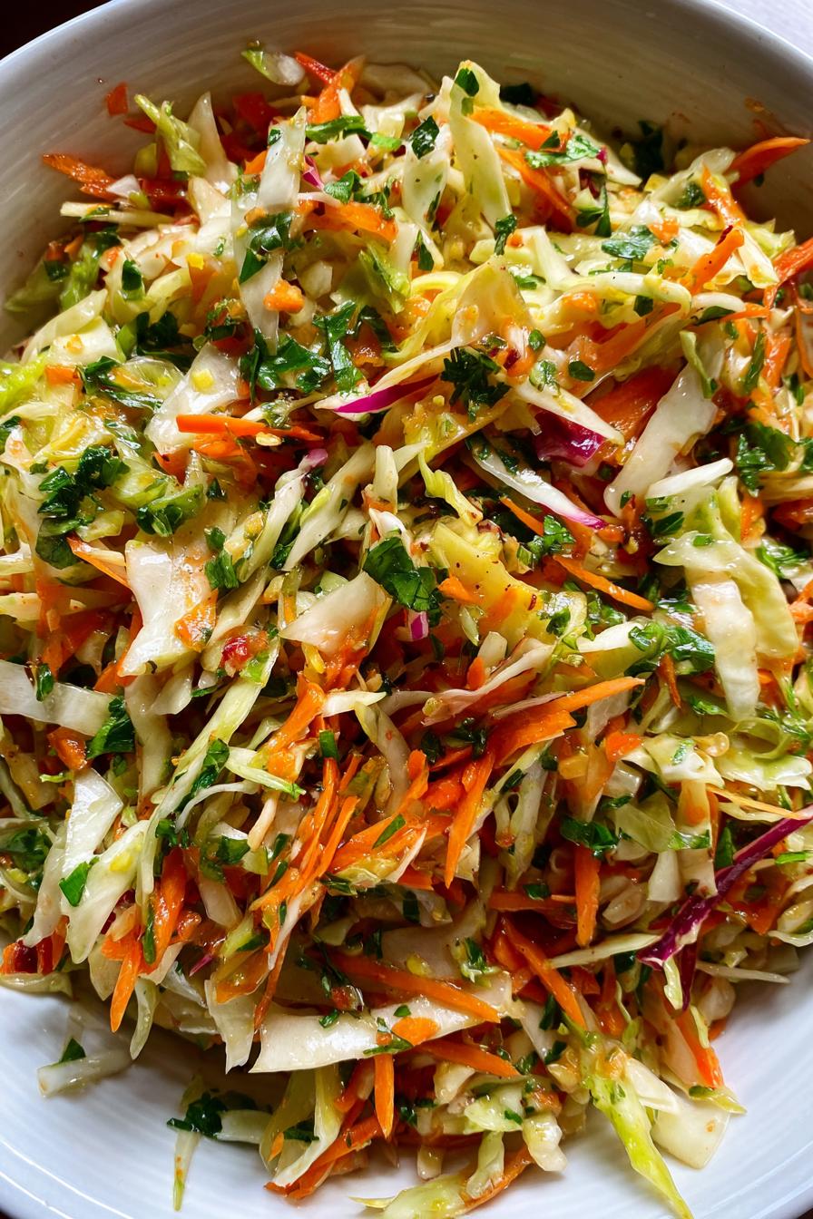 asian cabbage slaw recipe