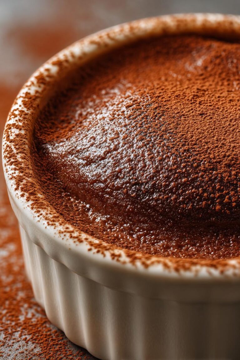 baked chocolate custard recipe