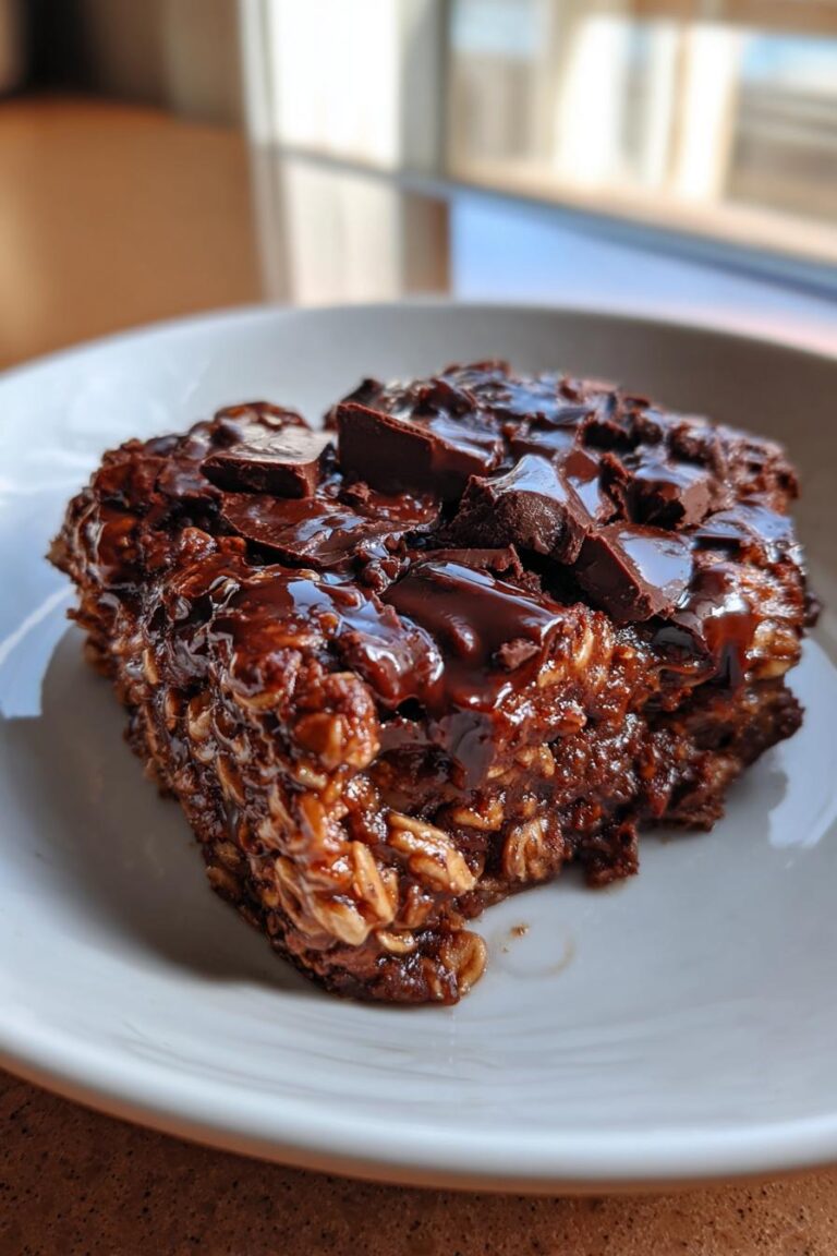 brownie baked oats recipe
