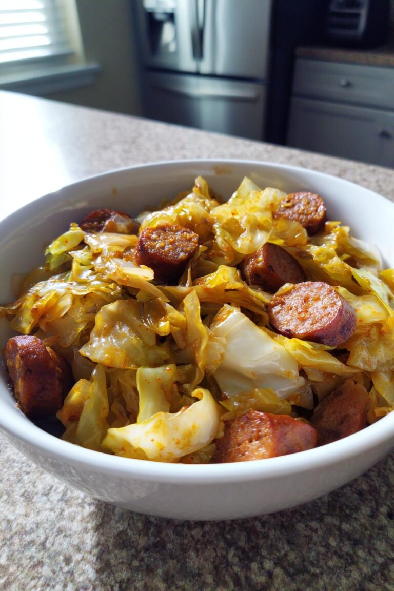 cabbage and sausage one pan recipe