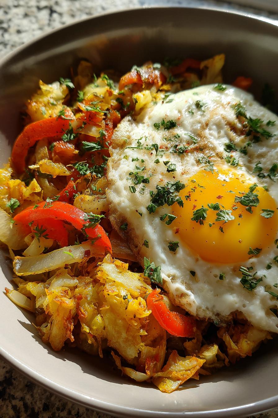 cabbage breakfast hash recipe