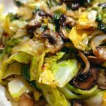 cabbage mushroom stir fry recipe
