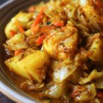 cabbage potato curry recipe