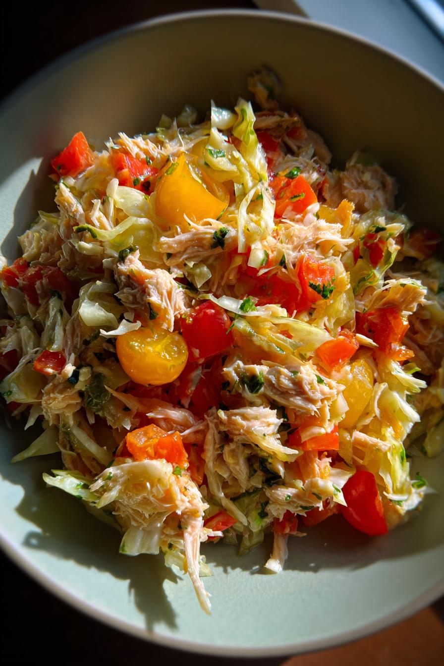 cabbage tuna salad recipe