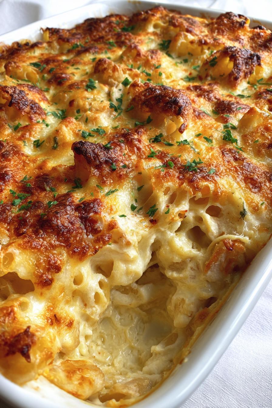 chicken alfredo bake recipe