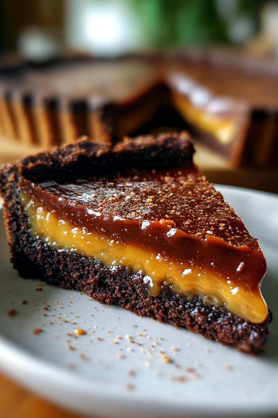 chocolate caramel tart recipe