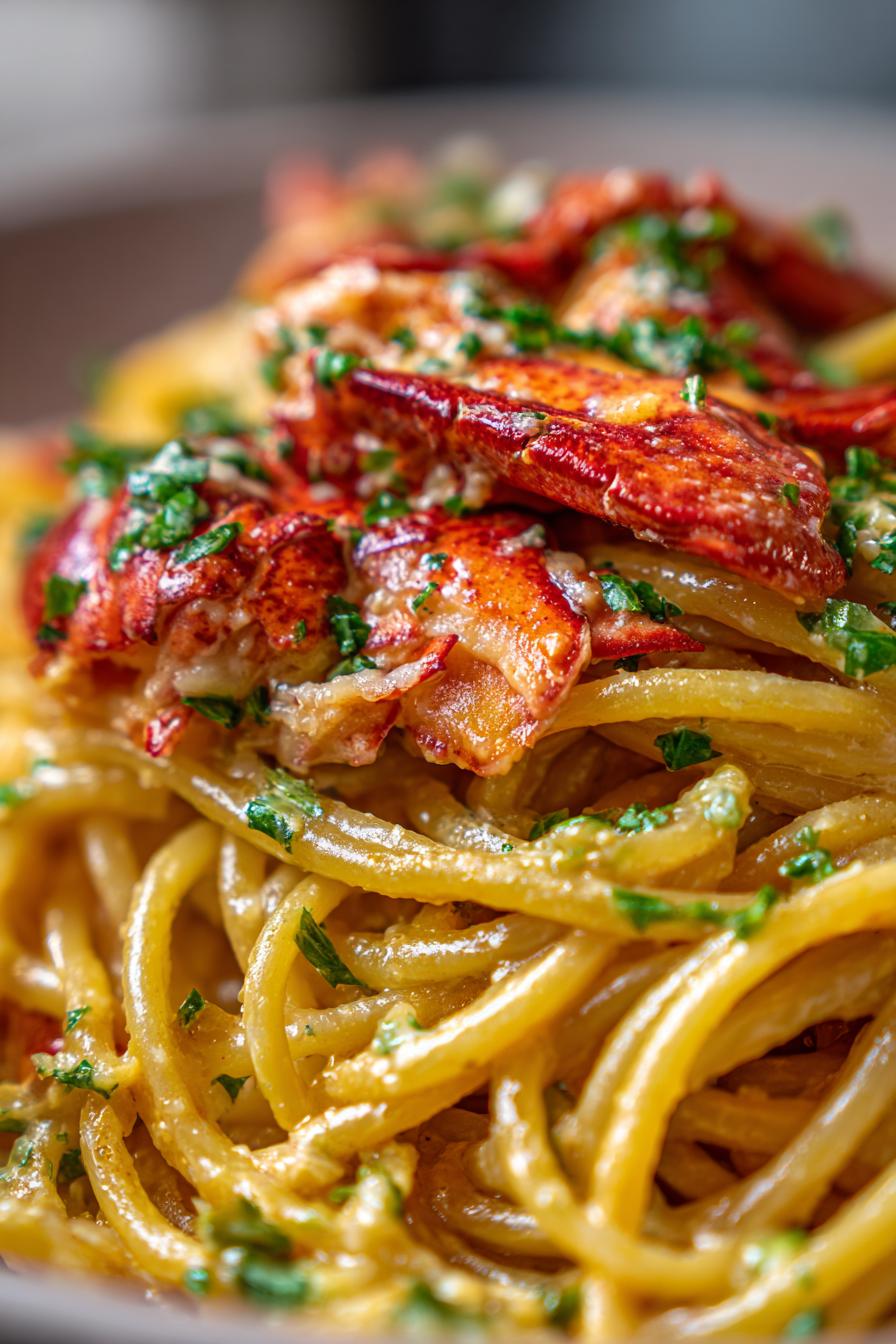 creamy lobster pasta recipe