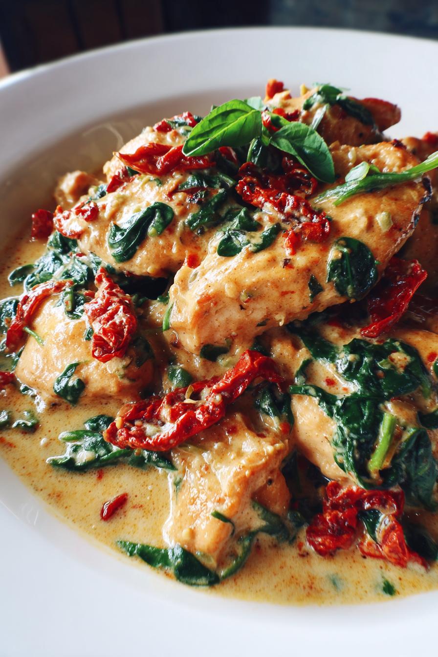 creamy tuscan chicken recipe