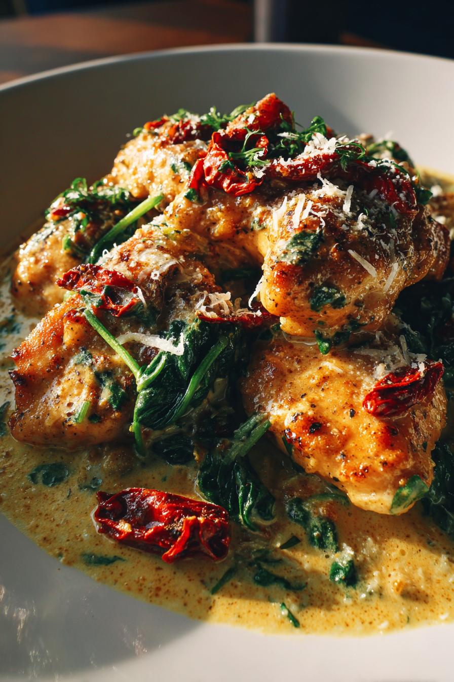 creamy tuscan chicken recipe