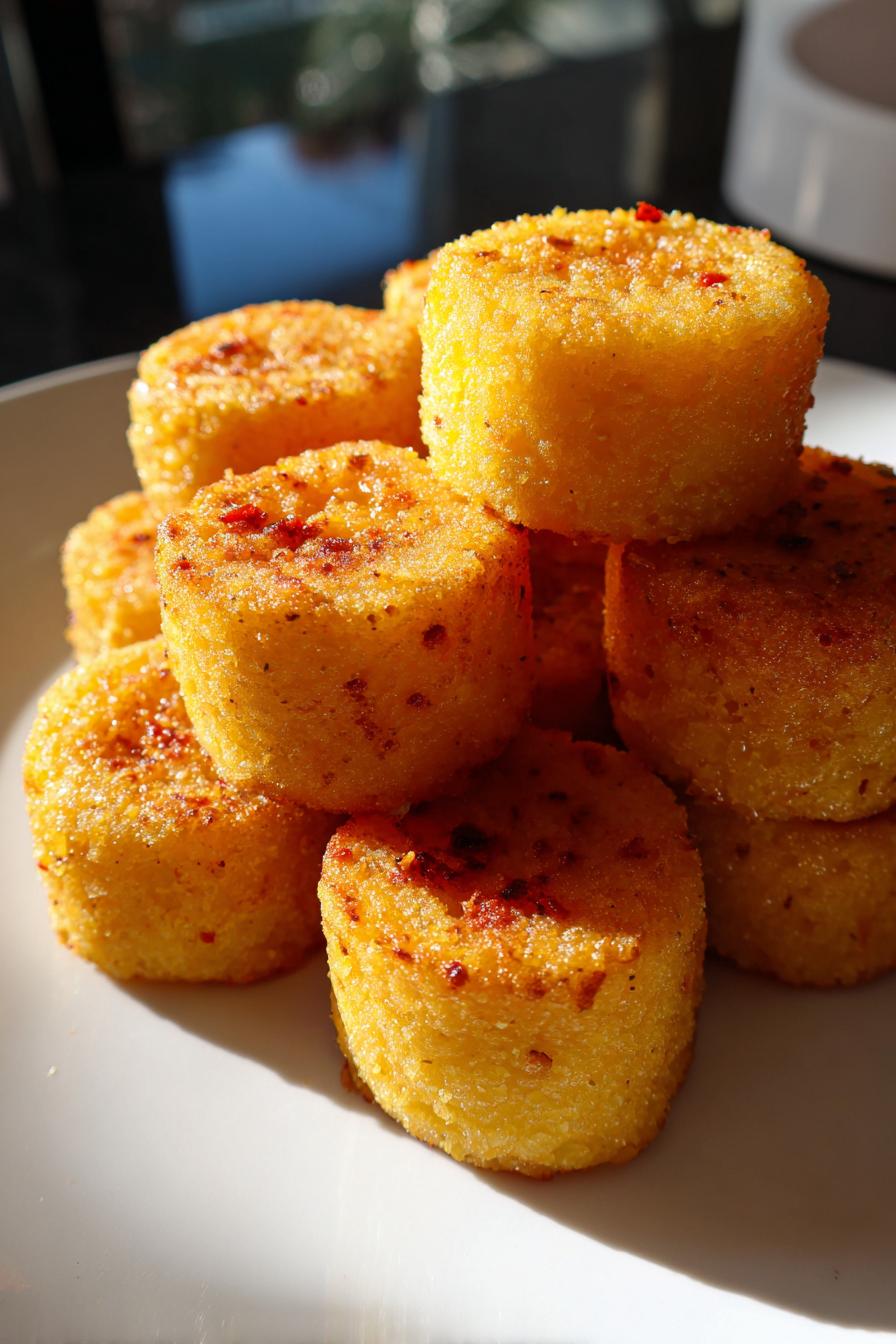 crispy polenta bites recipe