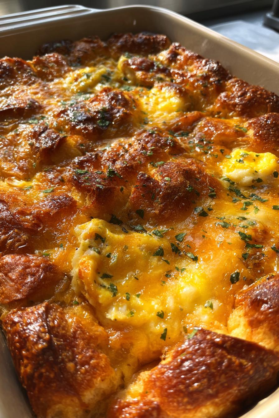 croissant breakfast casserole recipe