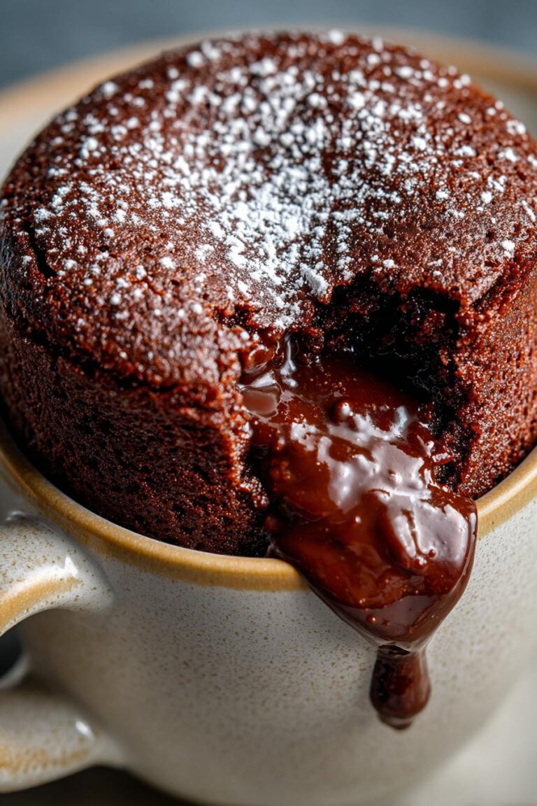 dark chocolate mug cake recipe