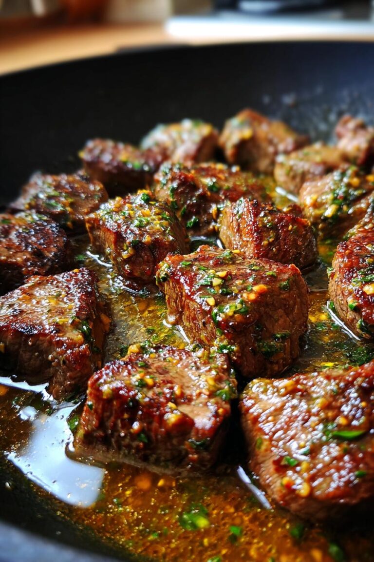garlic butter steak bites