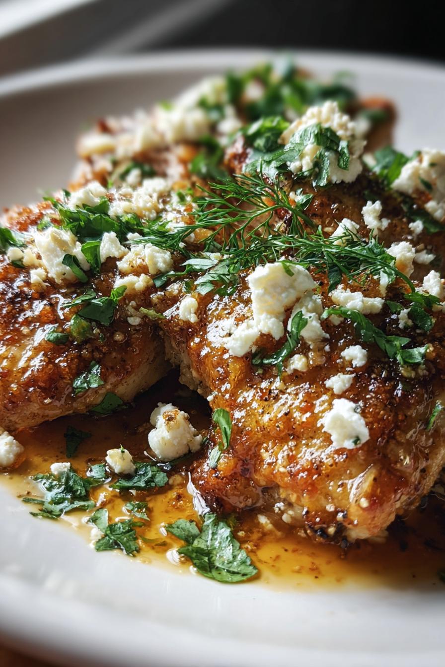 honey feta chicken recipe