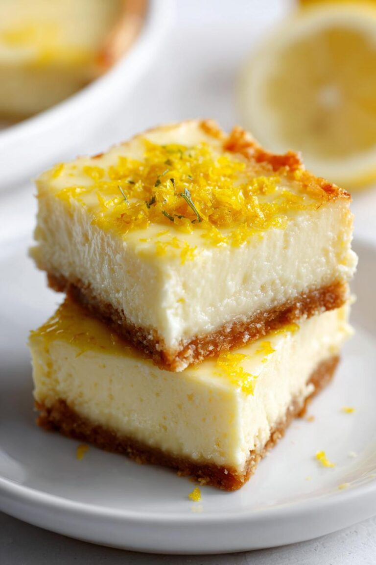 lemon cheesecake bars recipe