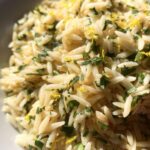 lemon herb orzo
