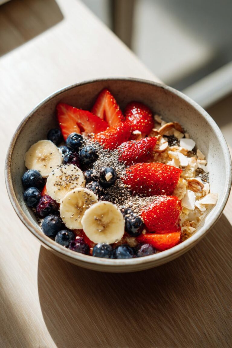 low calorie breakfast high fiber no sugar