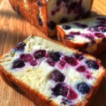 low carb blueberry cream cheese loaf