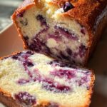 moist blueberry cream cheese loaf
