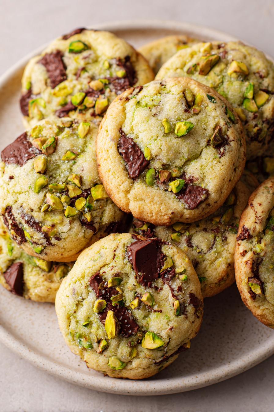 pistachio chocolate cookies recipe